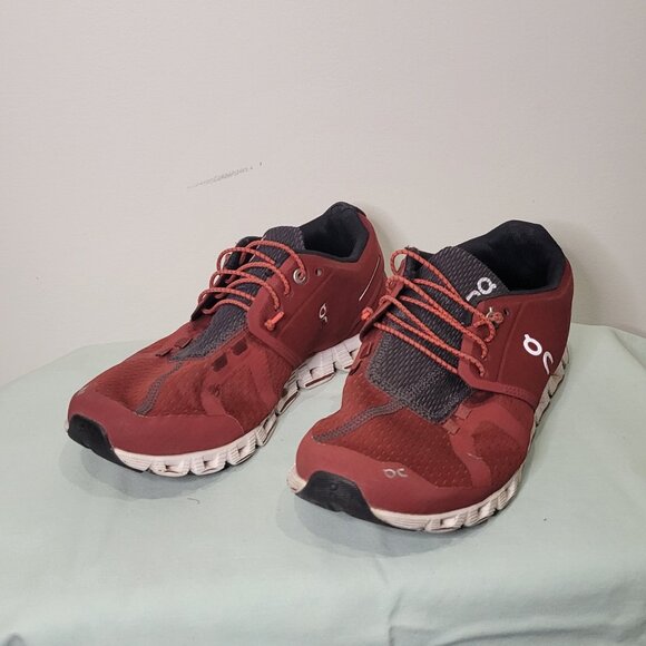 On Cloud Women's Ruby/White Running Size 7 - Picture 3 of 5